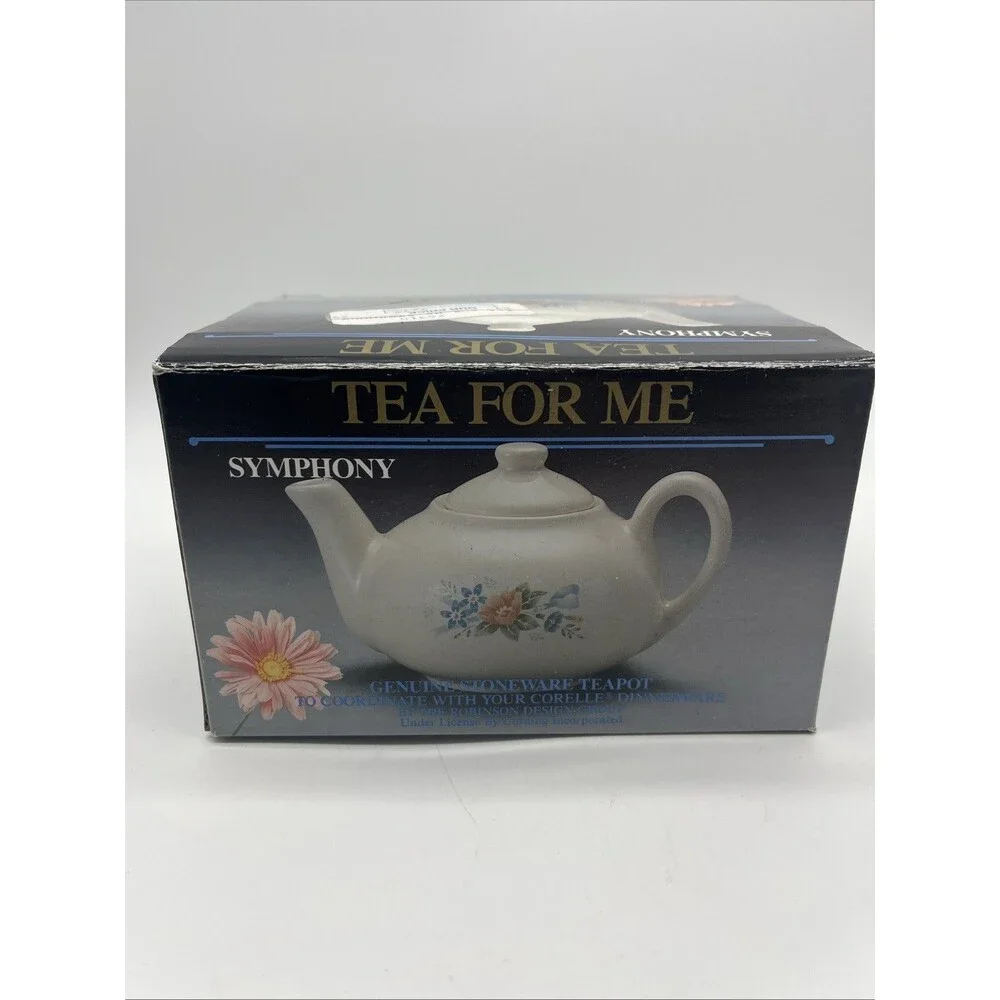Corning/Corelle Symphony Tea For Me Tea Pot, NIB